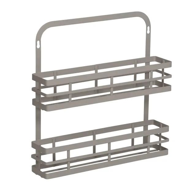 Over-the-Door Spice Rack with Hooks