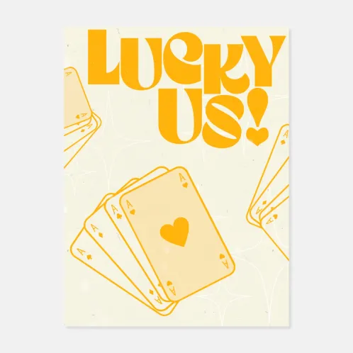 Lucky Us Print by Julia Santos