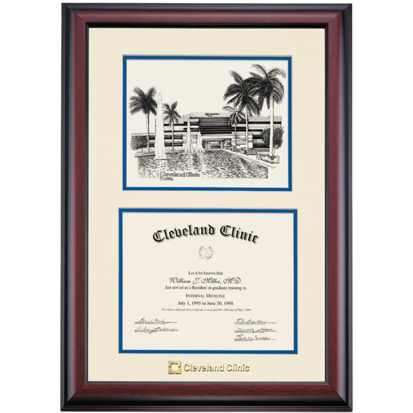 Cleveland Clinic Premier Florida Certificate Frame