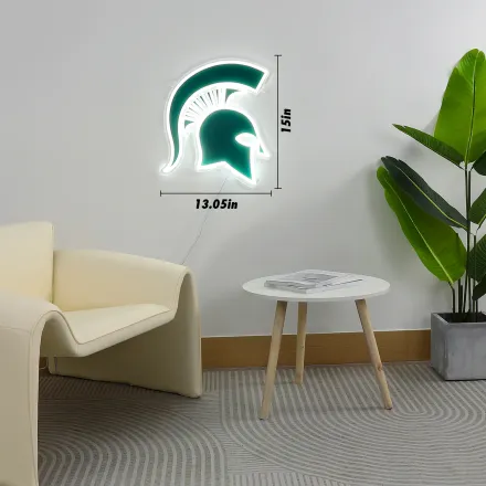 Michigan State Neon Sign