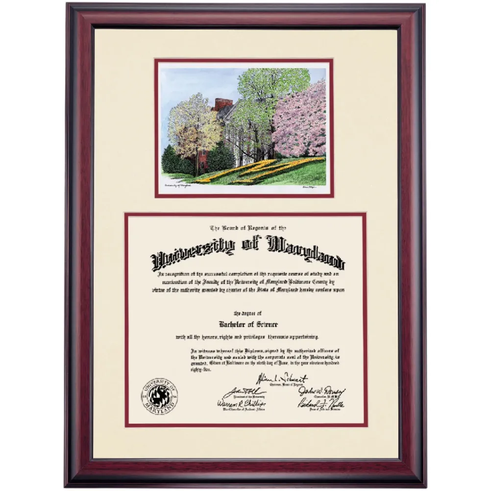 Maryland Premier the Maryland Landmark M Diploma Frame