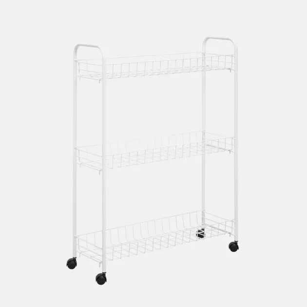 3-Tier Rolling Household Storage Cart