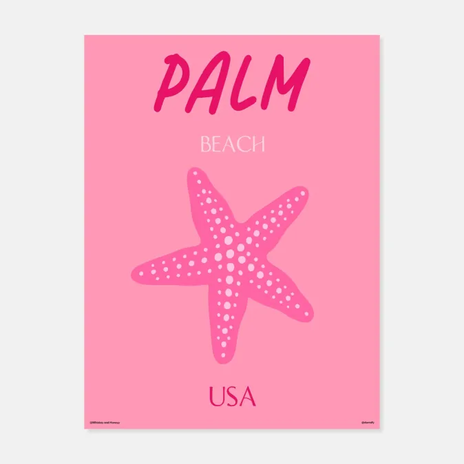 Palm Beach Print by Whiskey and Honey