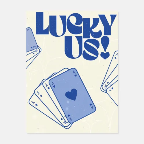 Lucky Us Print by Julia Santos