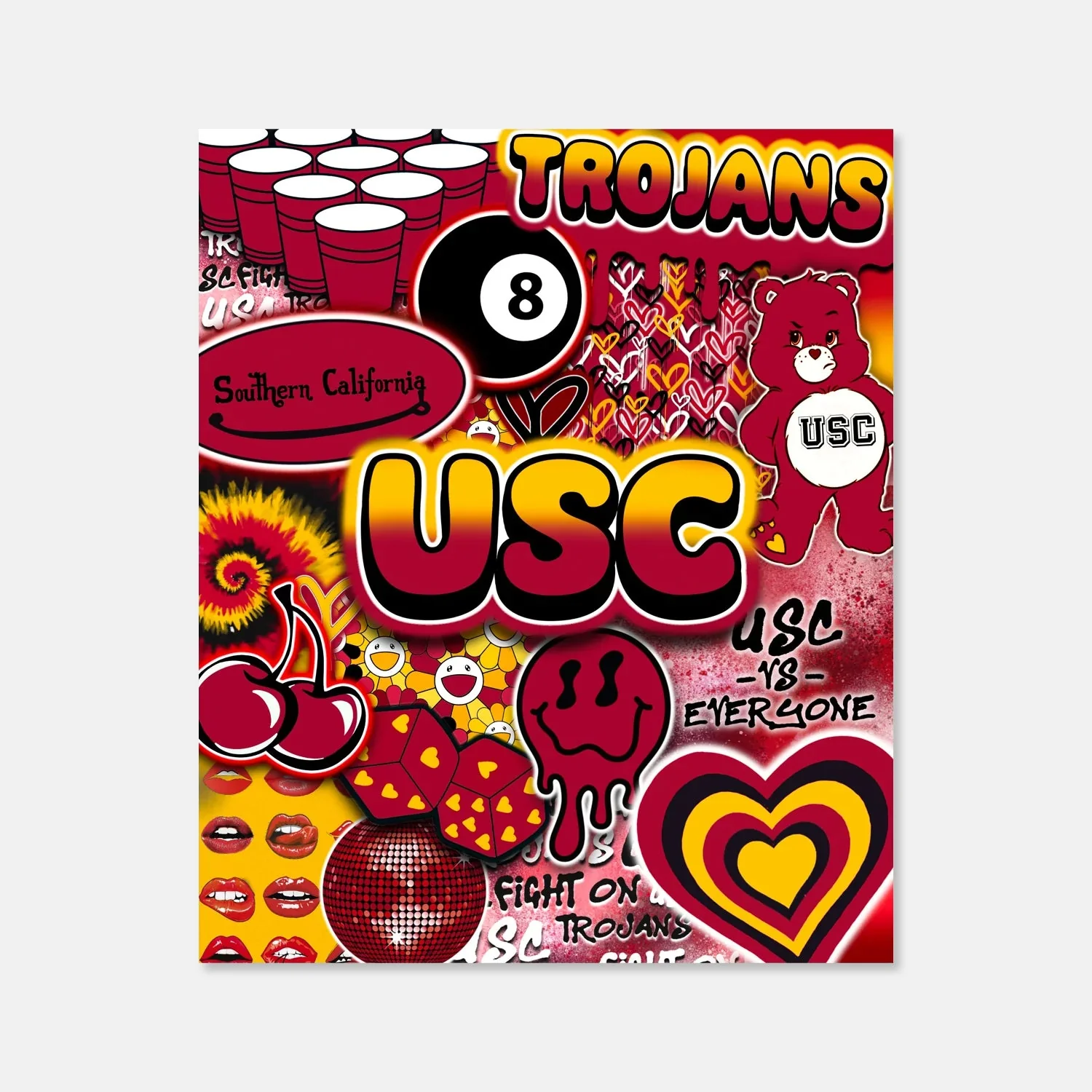 Southern California Print by Creative Jawns