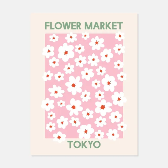 Flower Market Print by April Lane