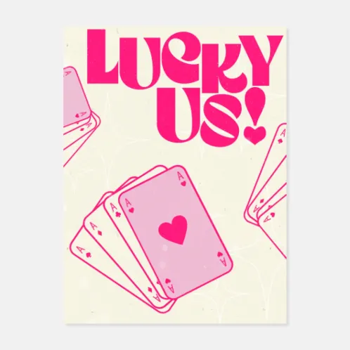 Lucky Us Print by Julia Santos