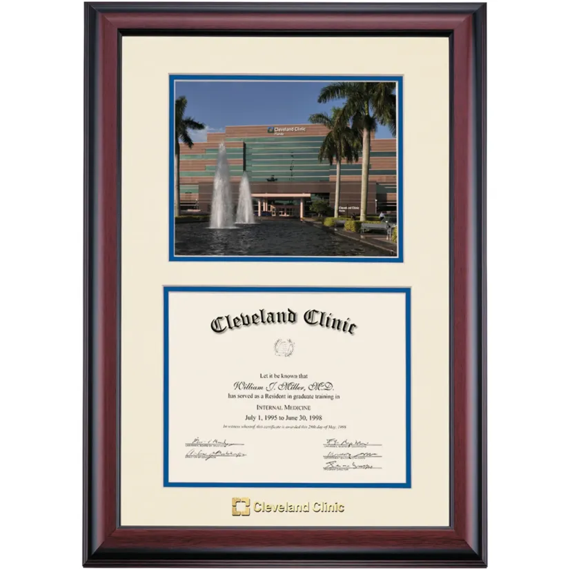 Cleveland Clinic Premier Florida Certificate Frame
