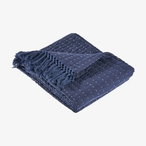 Jumpstitch with Fringe Throw Blanket