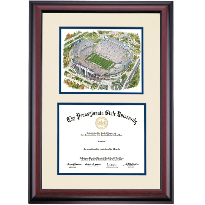 Penn State Premier Beaver Stadium Diploma Frame