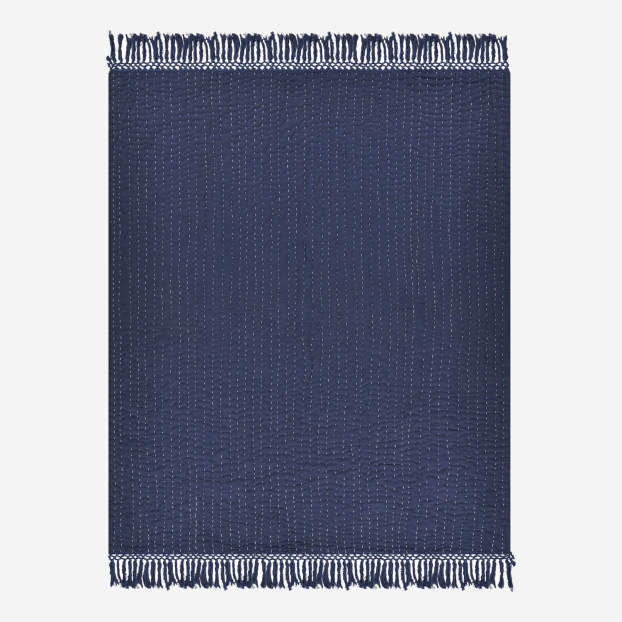 Jumpstitch with Fringe Throw Blanket