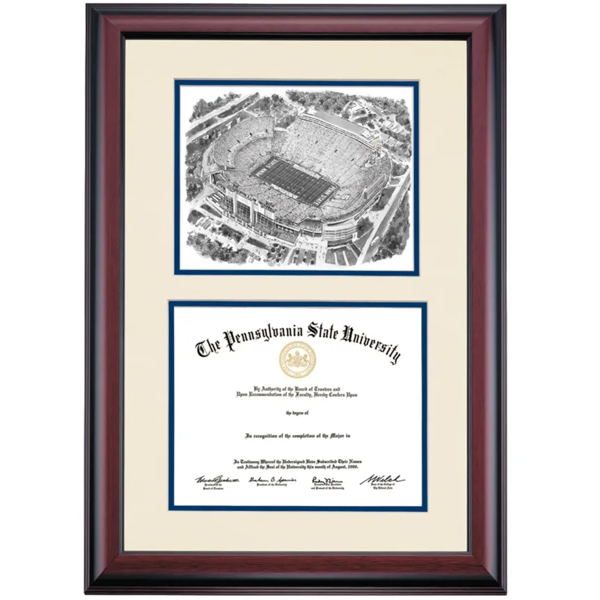Penn State Premier Beaver Stadium Diploma Frame