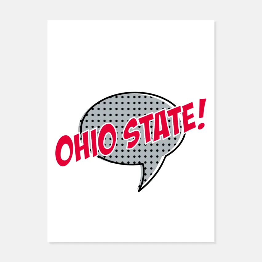 Ohio State, College! Print by Paisley Flammenbaum