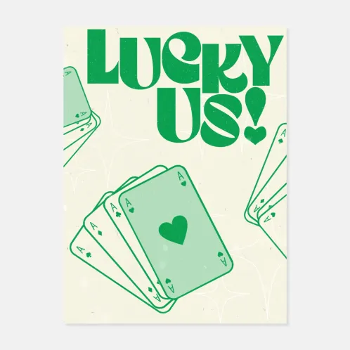 Lucky Us Print by Julia Santos
