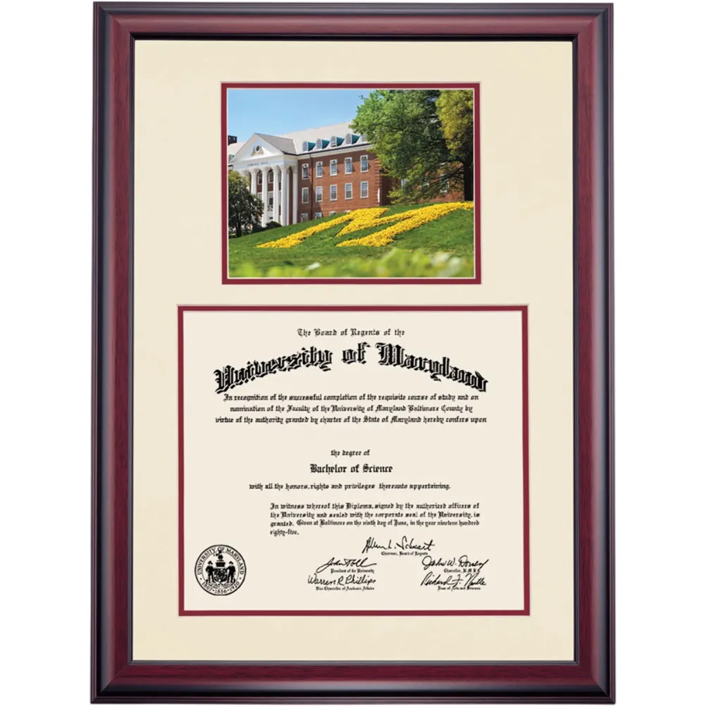 Maryland Premier the Maryland Landmark M Diploma Frame