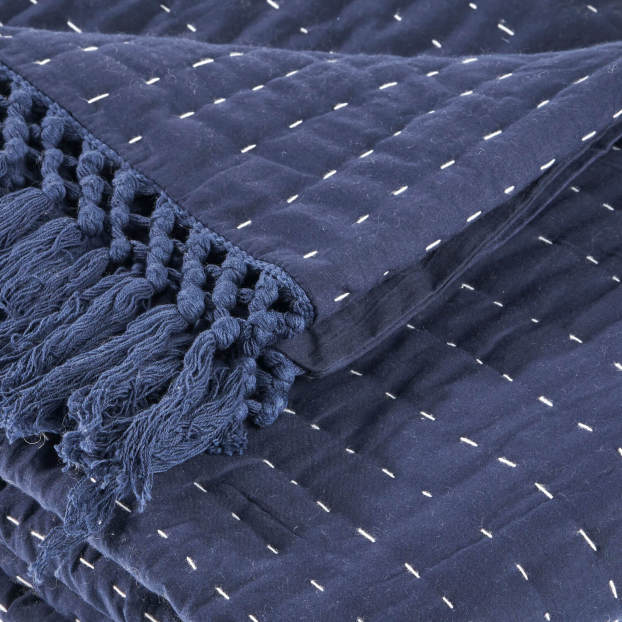 Jumpstitch with Fringe Throw Blanket
