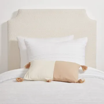 Jordyn Charging Boucle Headboard