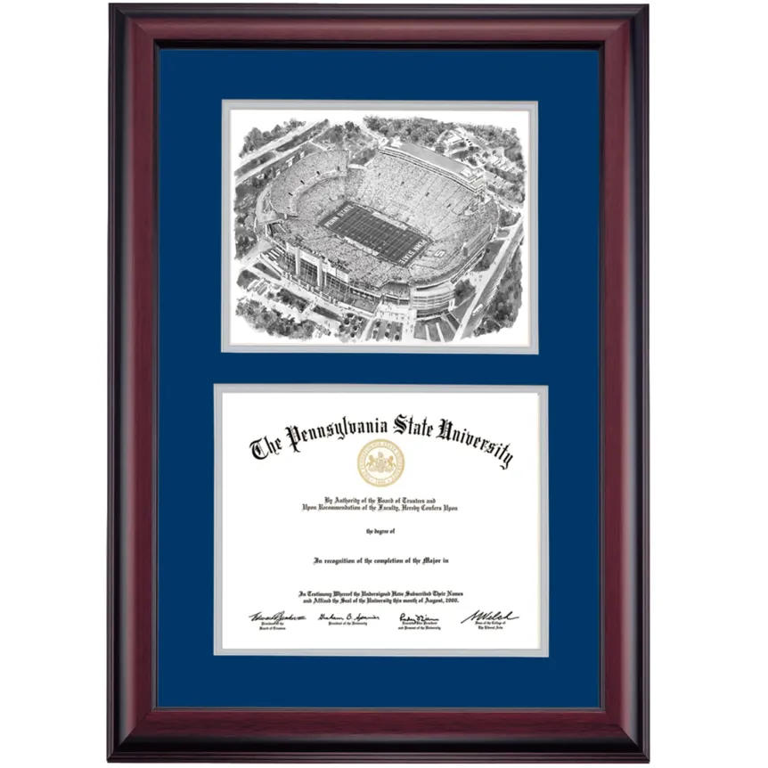 Penn State Premier Beaver Stadium Diploma Frame