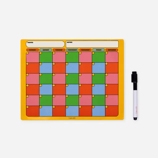 Colorblock Magnetic Calendar