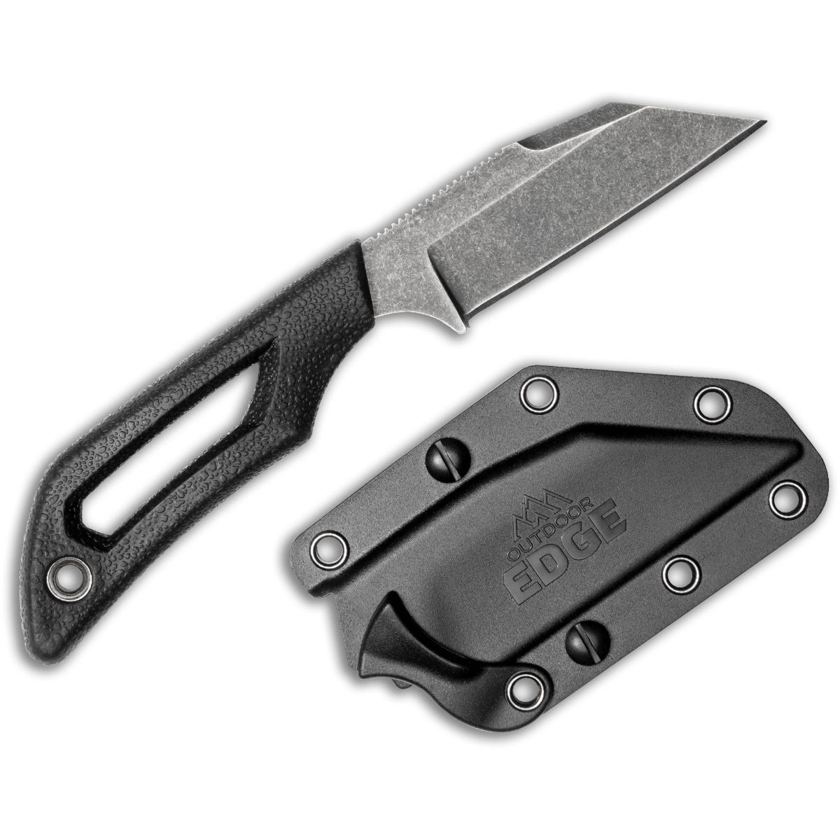 Outdoor Edge® Pivot Knives Wharncliffe (Black With Sheath) by Outdoor Edge®