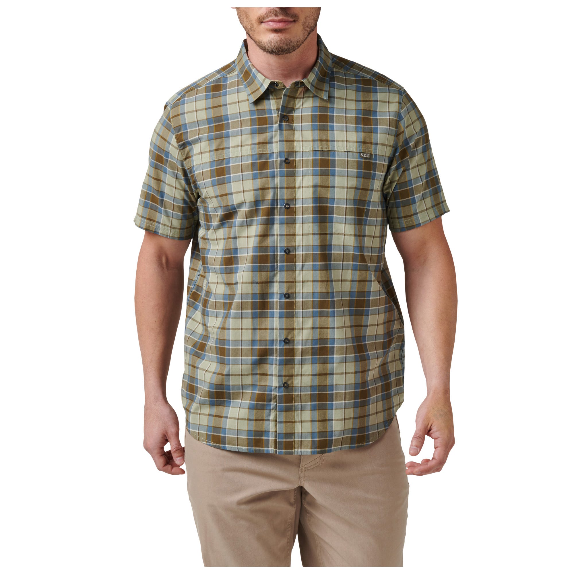 Wyatt Short Sleeve Plaid Shirt