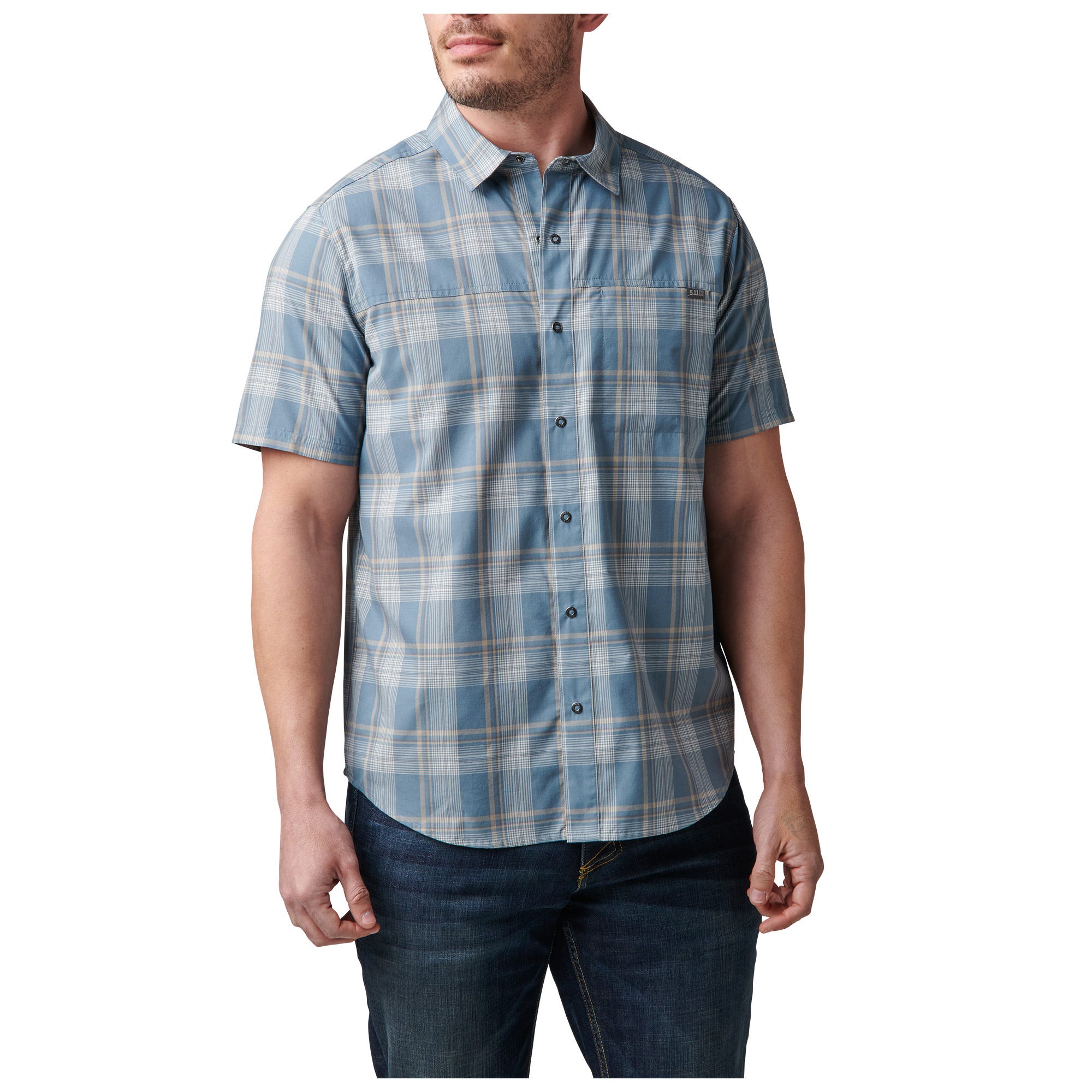 Gunther Short Sleeve Plaid Shirt