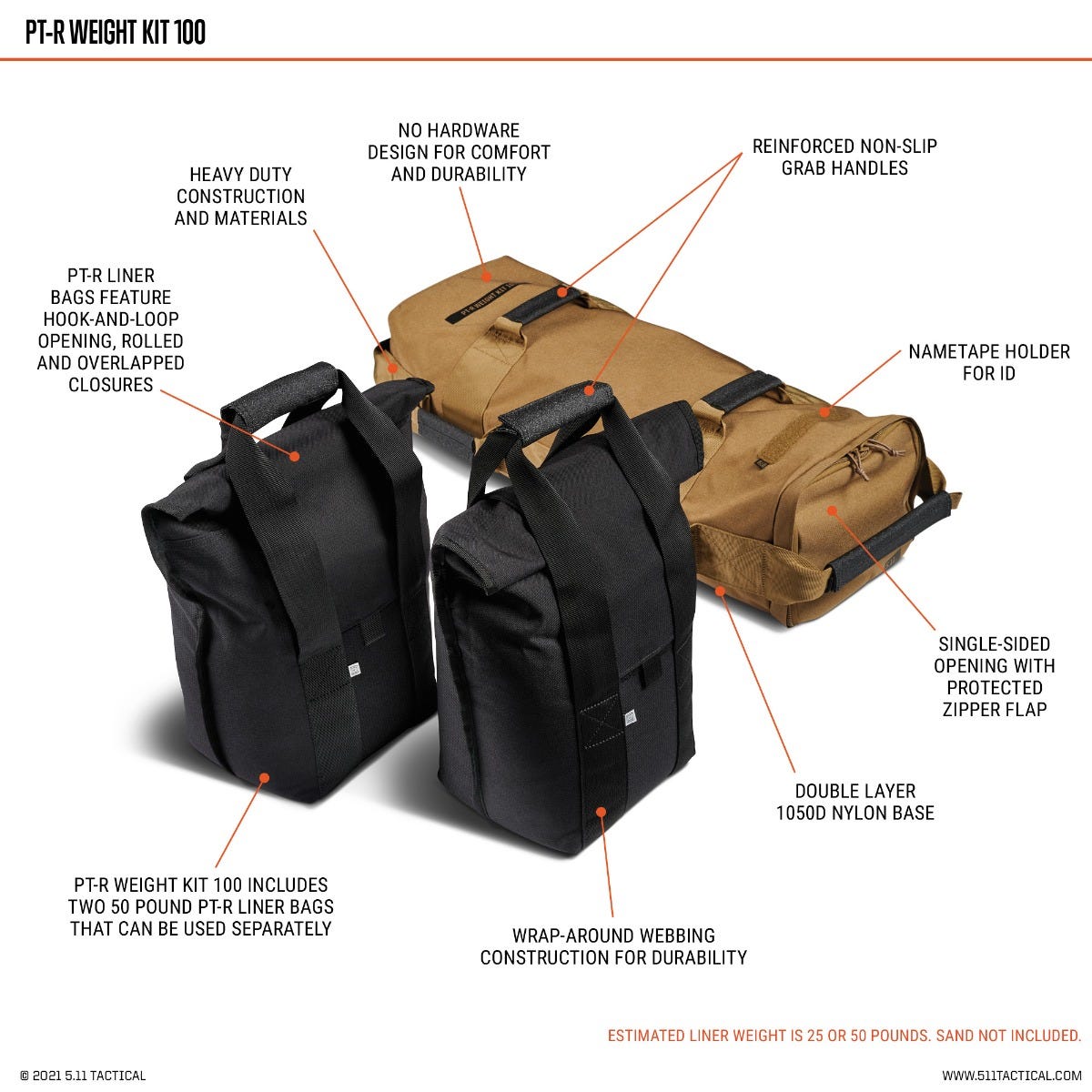 PT-R Weight Kit 100LB