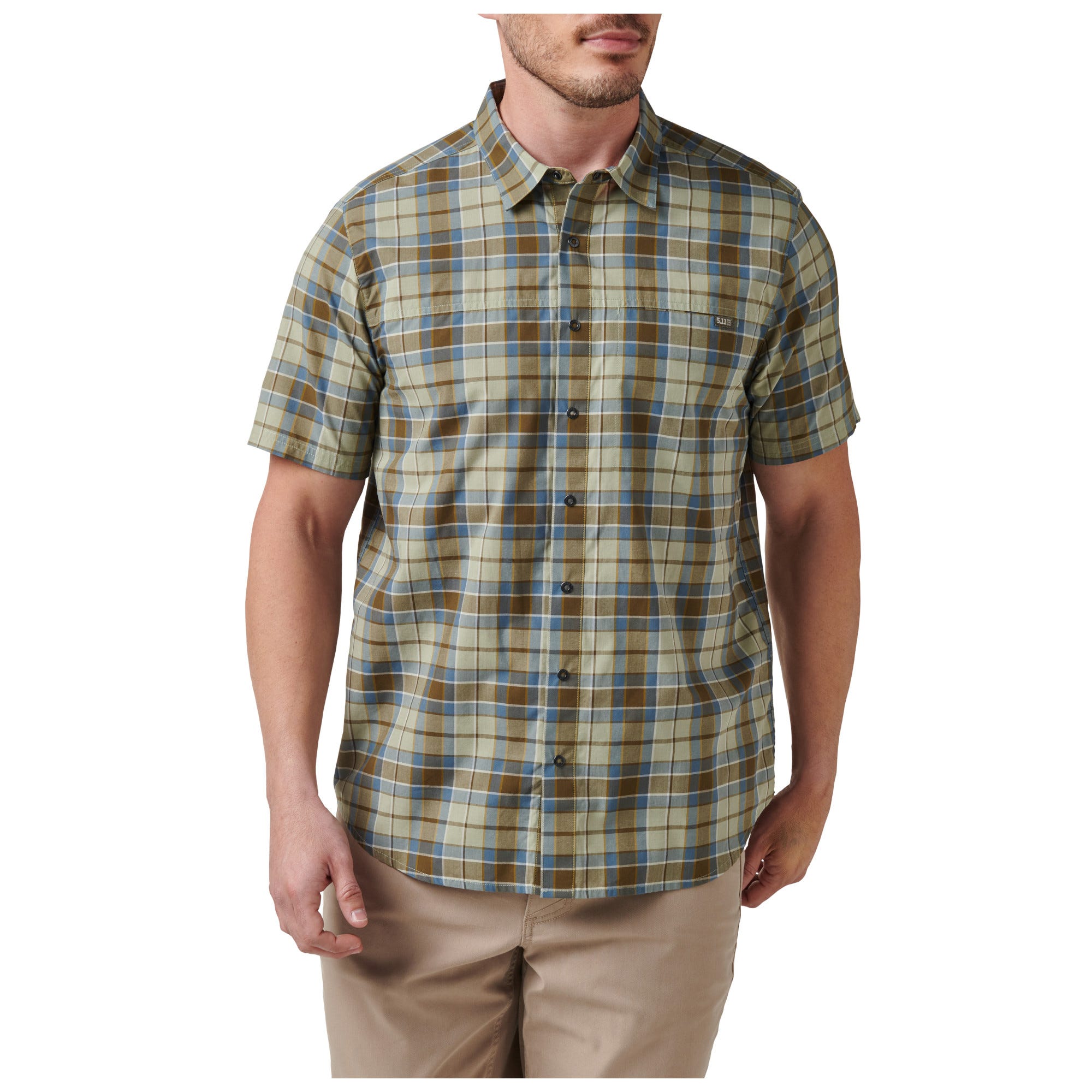 Wyatt Short Sleeve Plaid Shirt