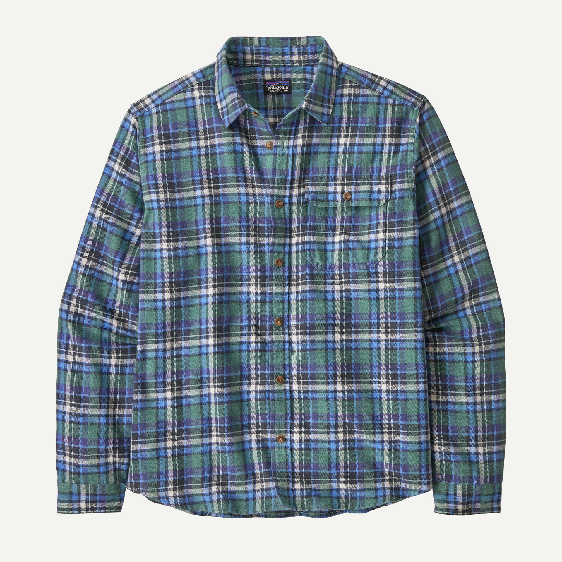Men's Long-Sleeved Lightweight Fjord Flannel Shirt