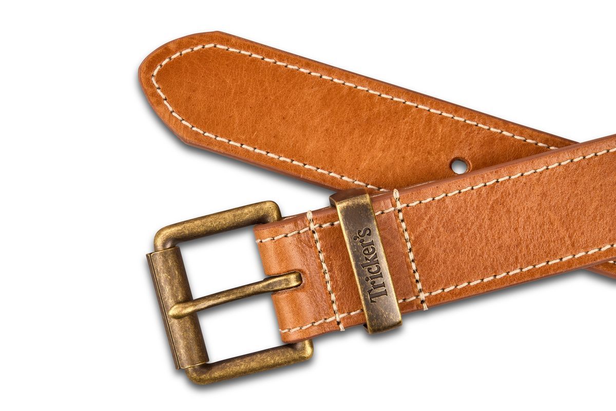 TRICKER'S LEATHER BELT - TAN
