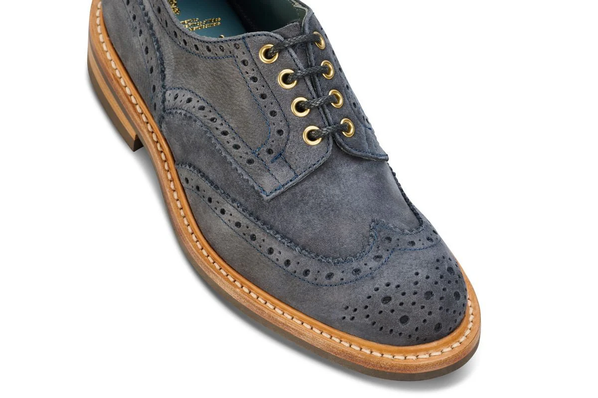 Bourton Country Shoe - Navy Olivvia Nubuck