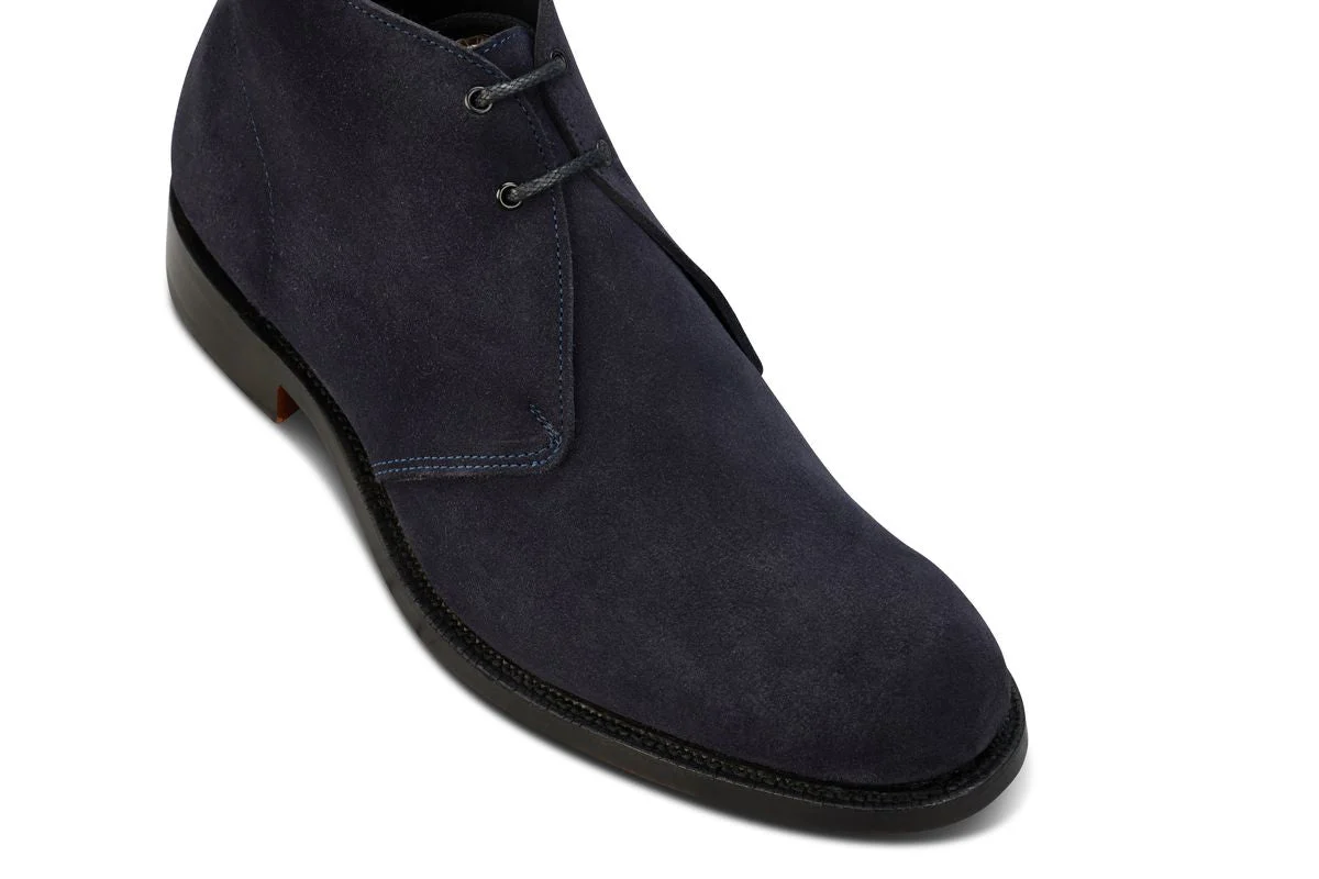 Grant Chukka Boot - Navy Suede