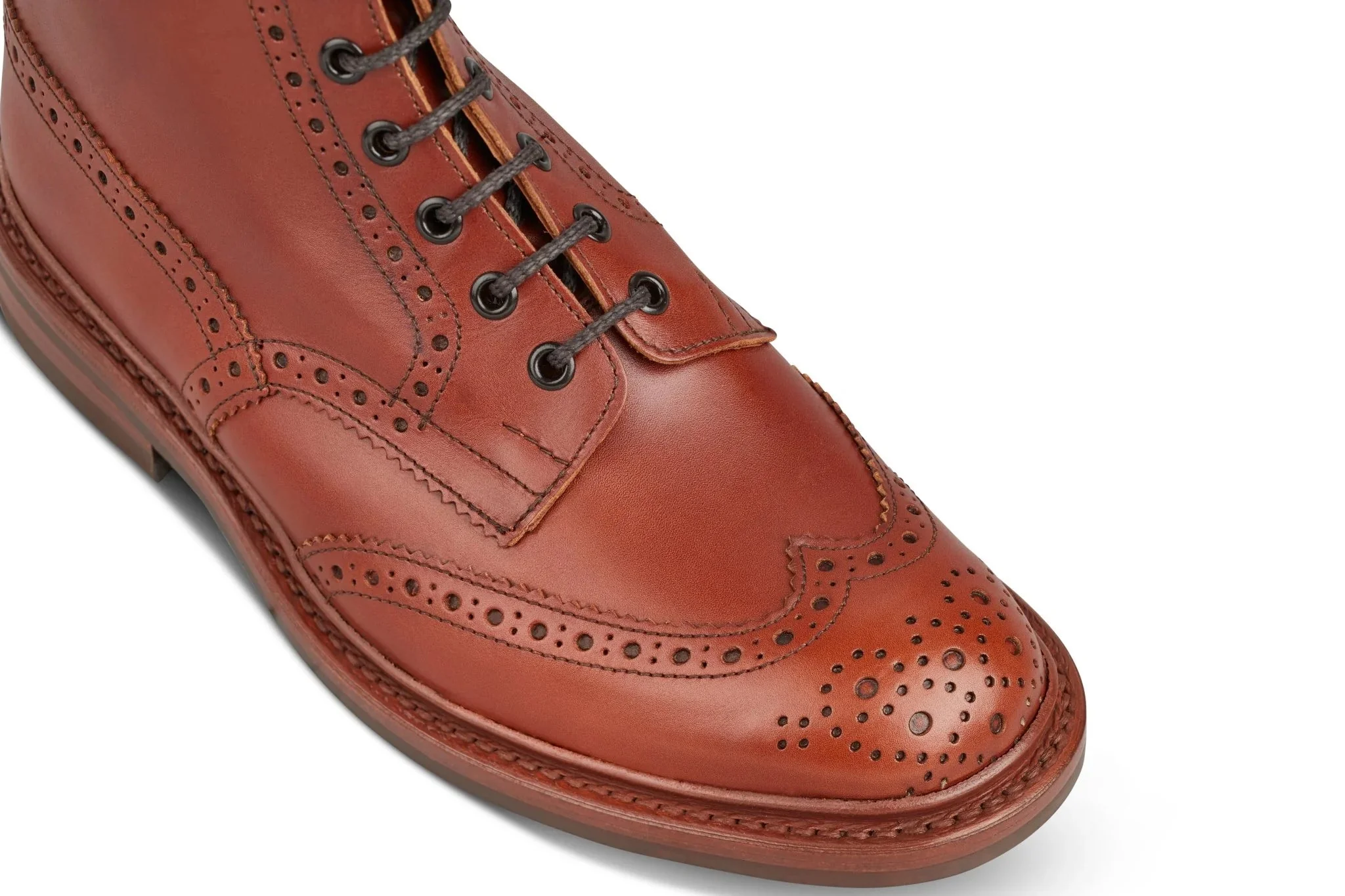 STOW COUNTRY BOOT - MARRON ANTIQUE (6 FITTING)