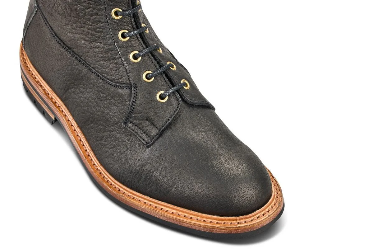 Burford Country Boot - Black Buffalo (Tricker's Exclusive)