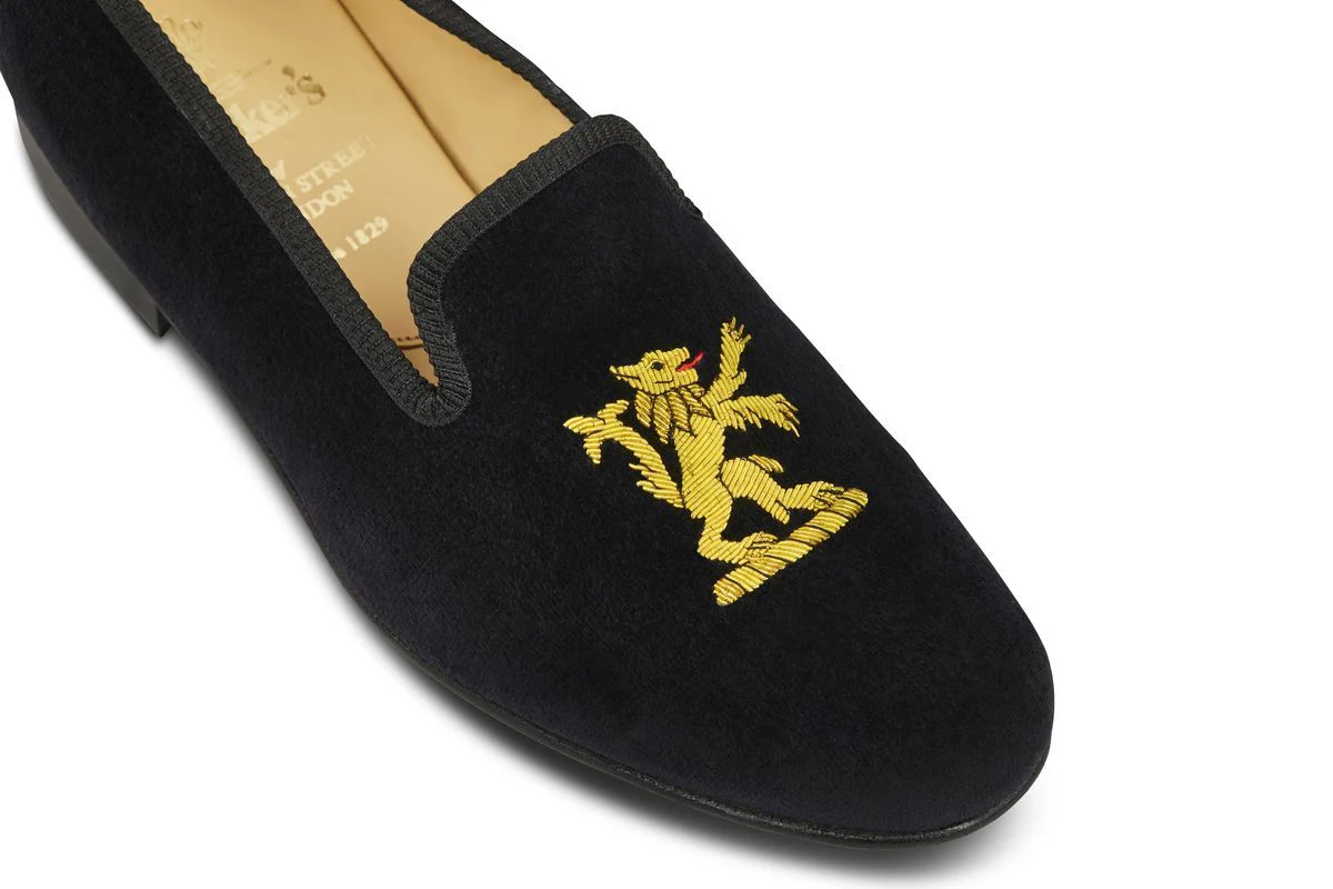 LION VELVET SLIPPER