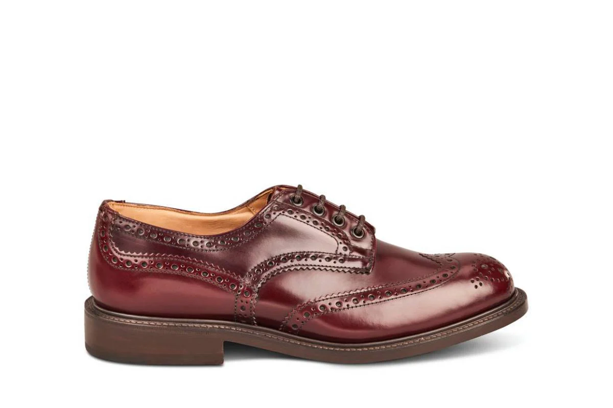 Bourton Country Shoe - Burgundy Bookbinder