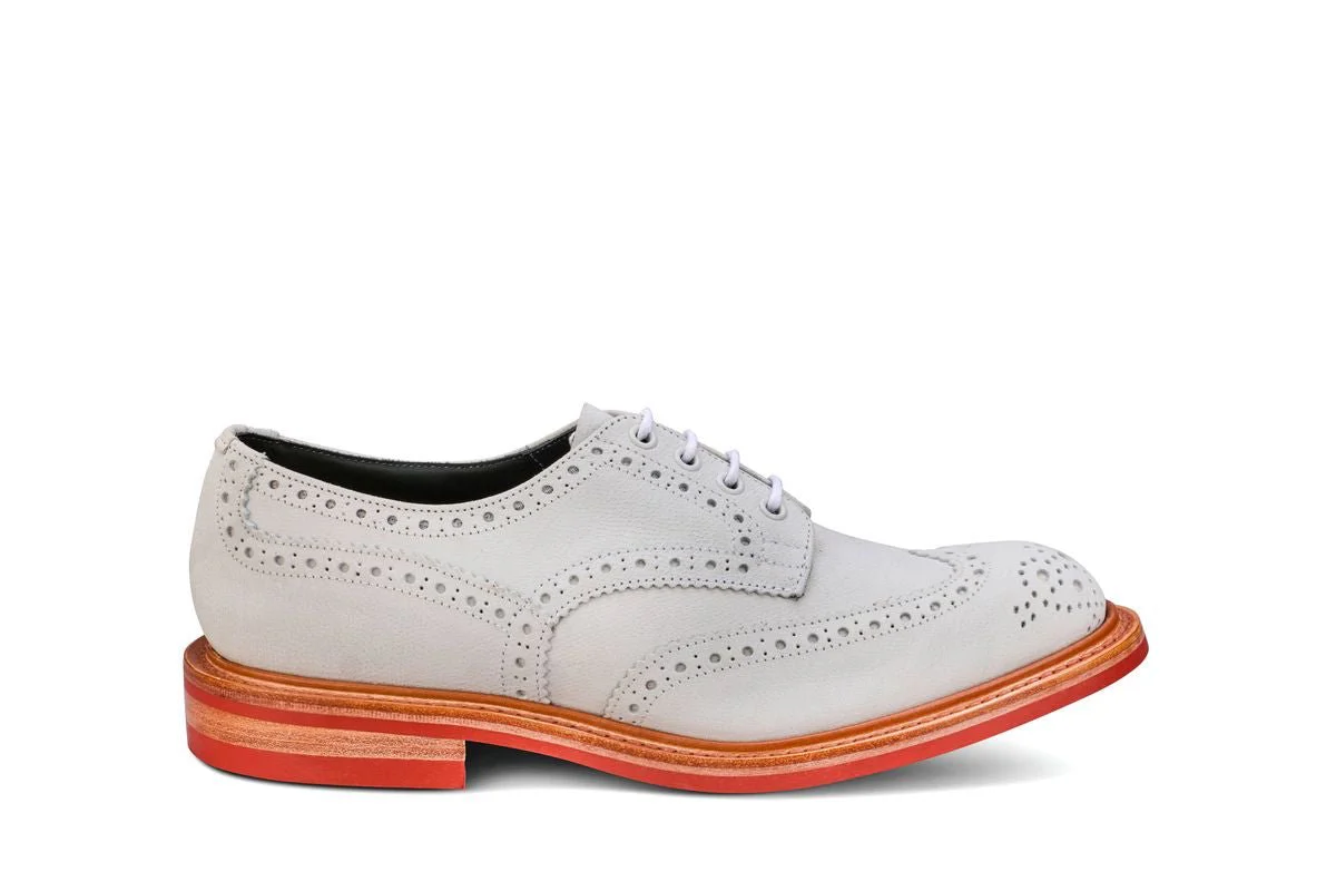 Bourton Country Shoe - White Scotch Grain