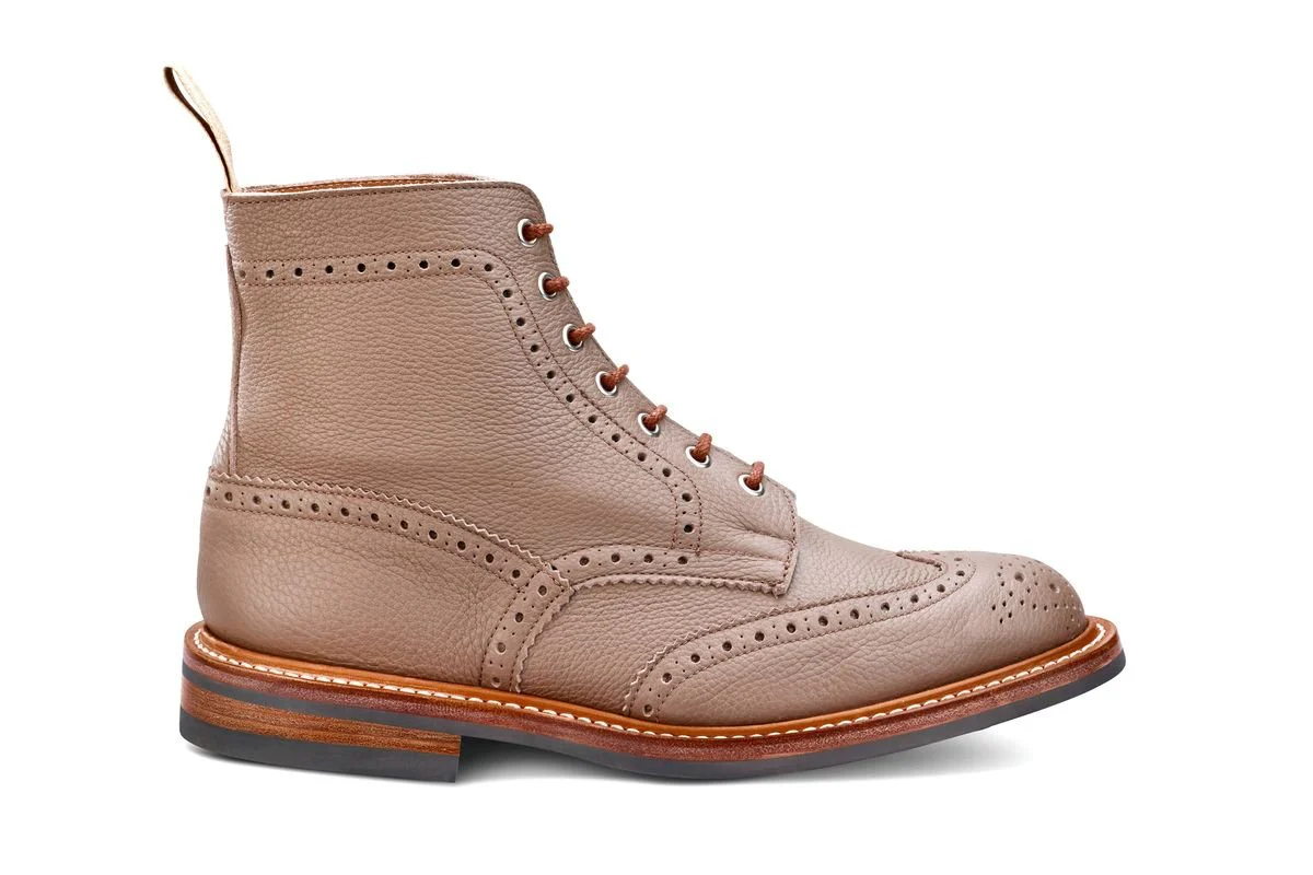 Stow Country Boot - Taupe Shrunken Grain