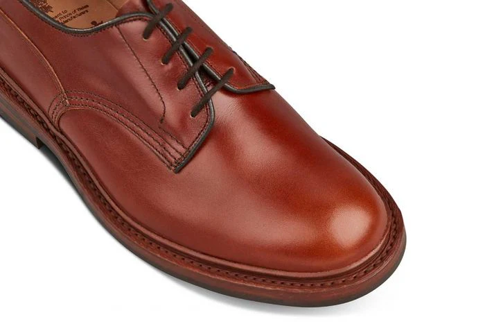 Woodstock Plain Derby Shoe - Marron Antique