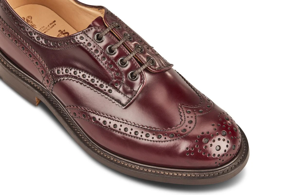 Bourton Country Shoe - Burgundy Bookbinder