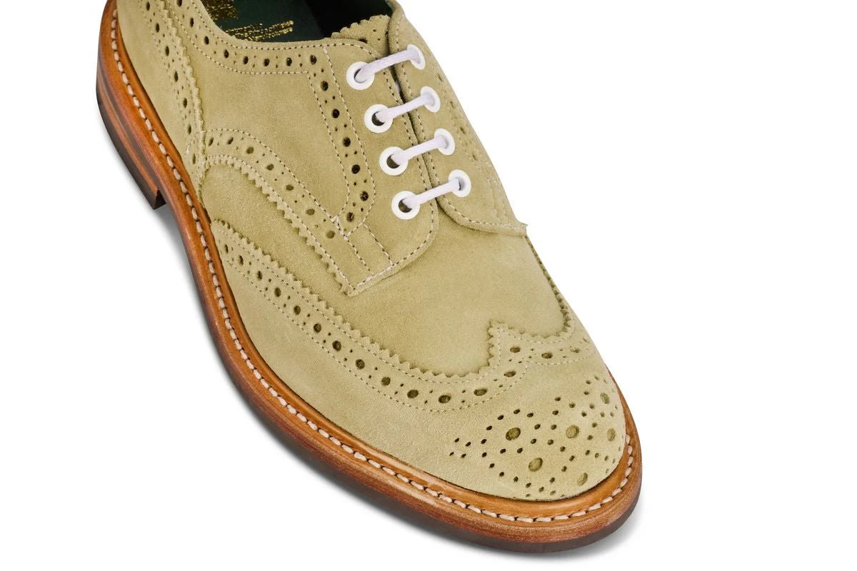 Bourton Country Shoe - Sage Suede