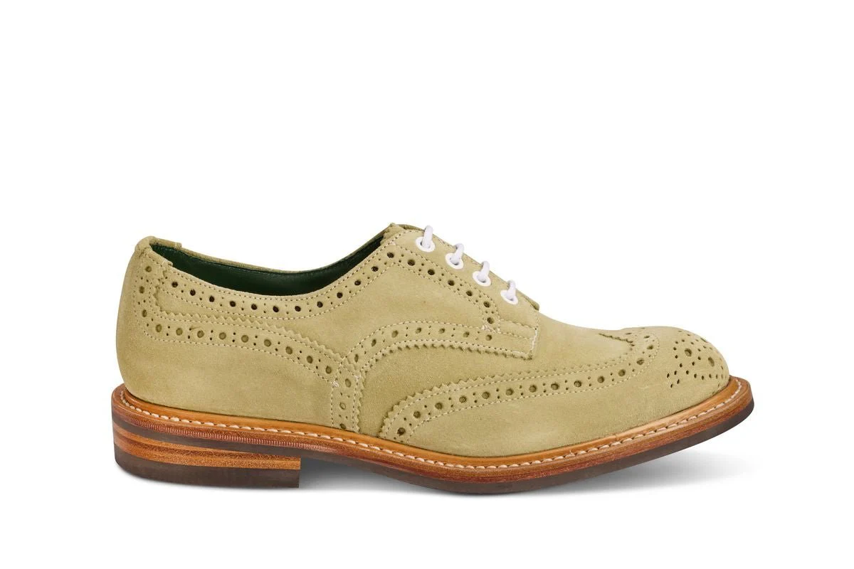 Bourton Country Shoe - Sage Suede