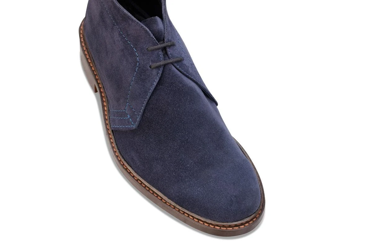 Polo Chukka Boot - Navy Castorino Suede
