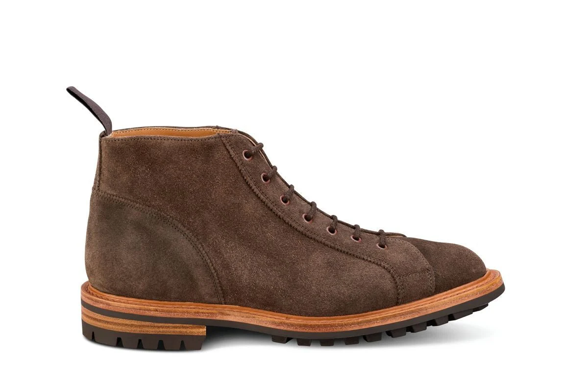 Ethan Monkey Boot - Flint Reverse Kudu Suede