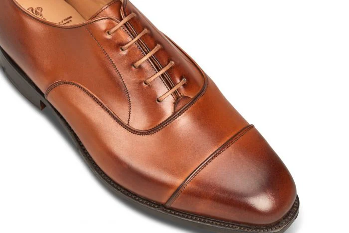 Regent Plain Toecap Oxford City Shoe - Beechnut