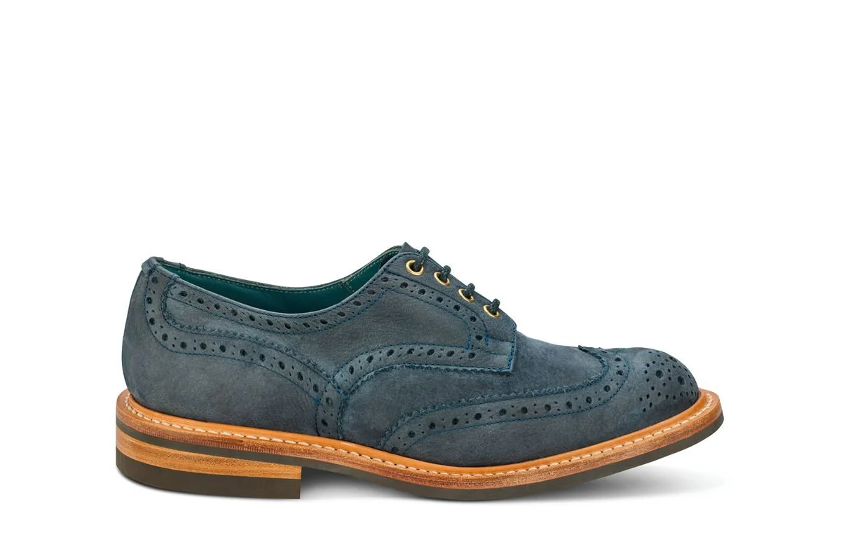 Bourton Country Shoe - Navy Olivvia Nubuck
