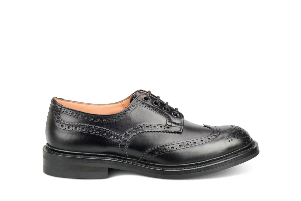 BOURTON COUNTRY SHOE - Black Calf (6 Fitting)