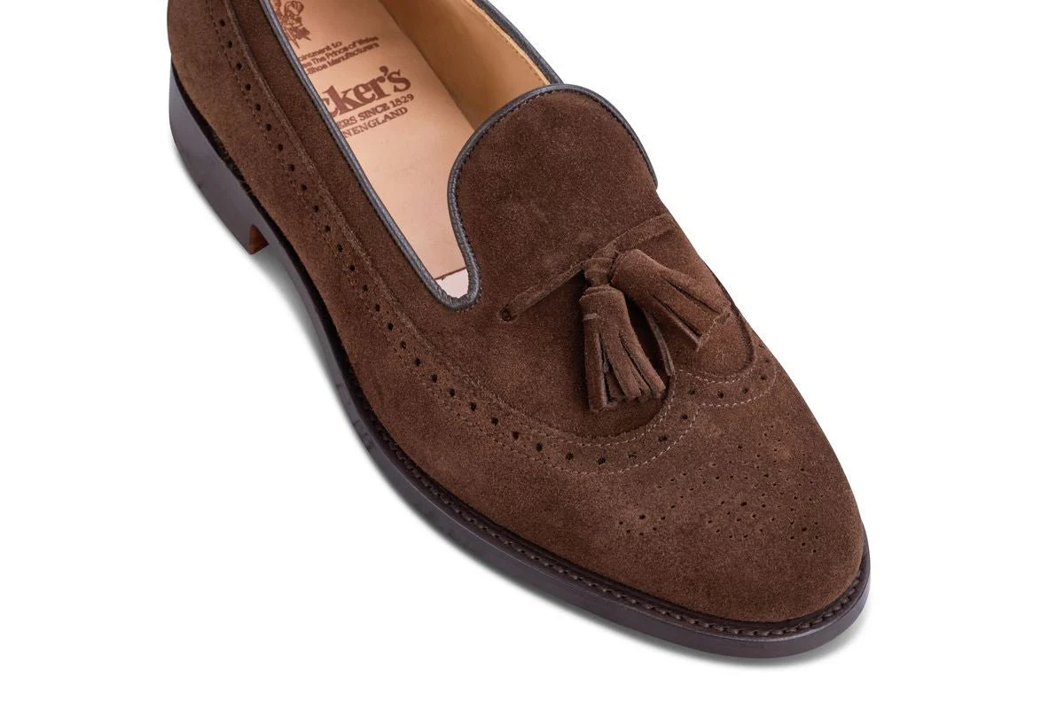 Leydon Tassel Loafer - Chocolate Repello Suede
