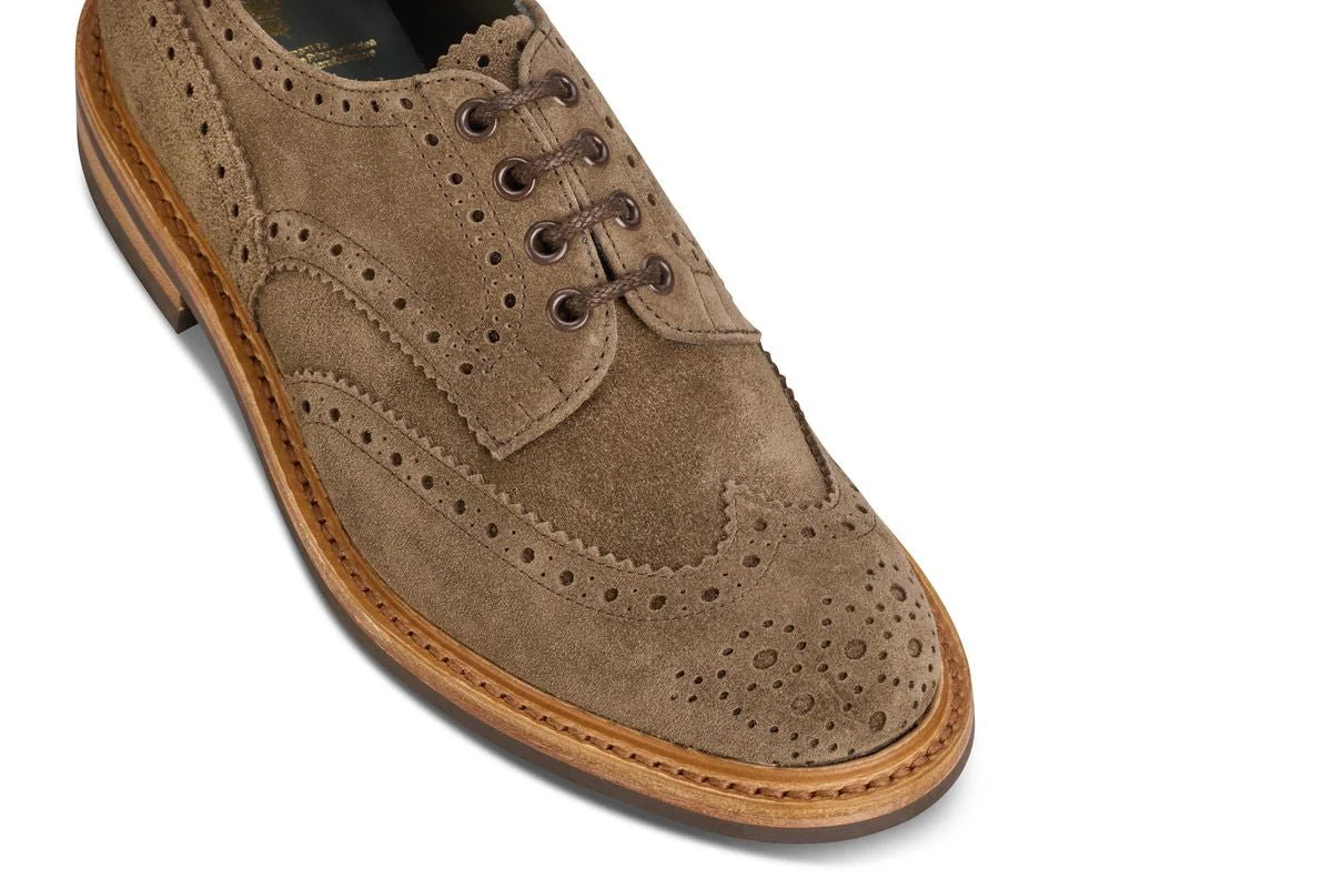 Bourton Country Shoe - Flint Janus Suede