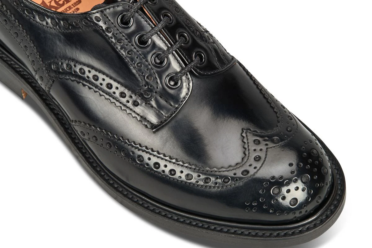 Bourton Country Shoe - Black Bookbinder